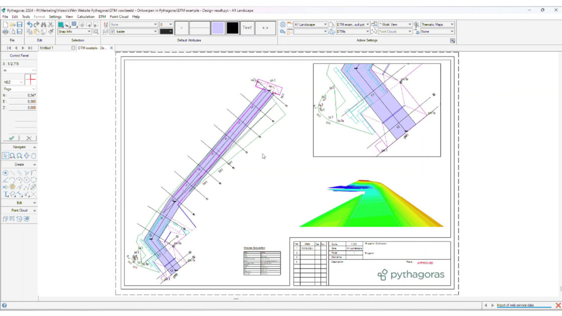 Clear_printouts_plan_sheets_pythagoras_CAD