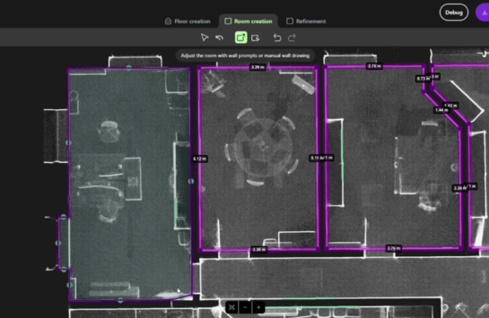 Pointorama tool | Indoor mapping | From point cloud to floorplan